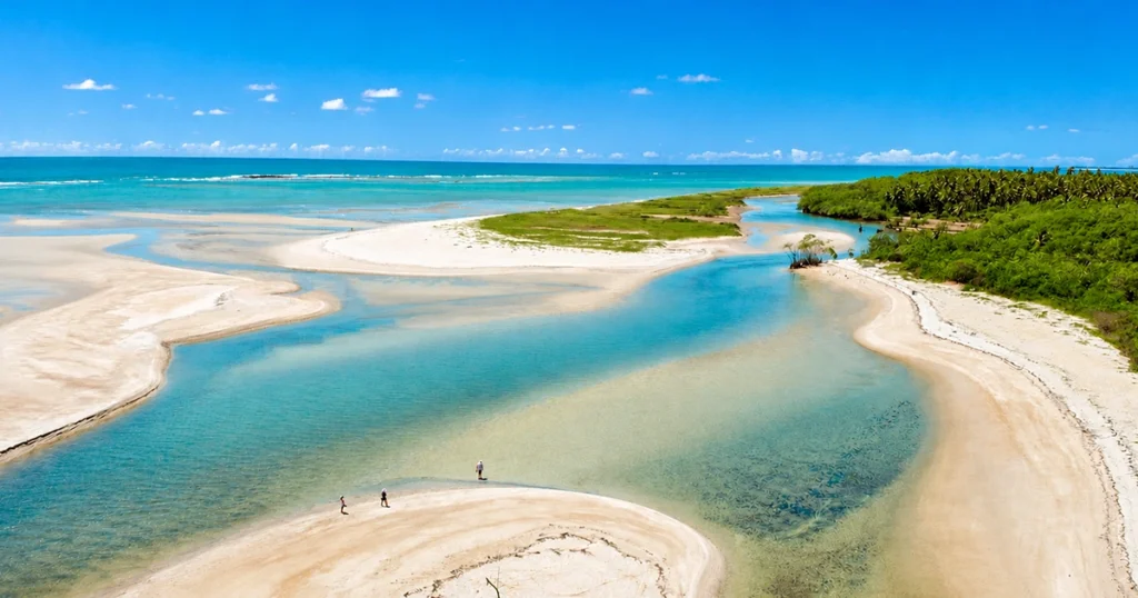 praia da boca da barra em Tamandaré
