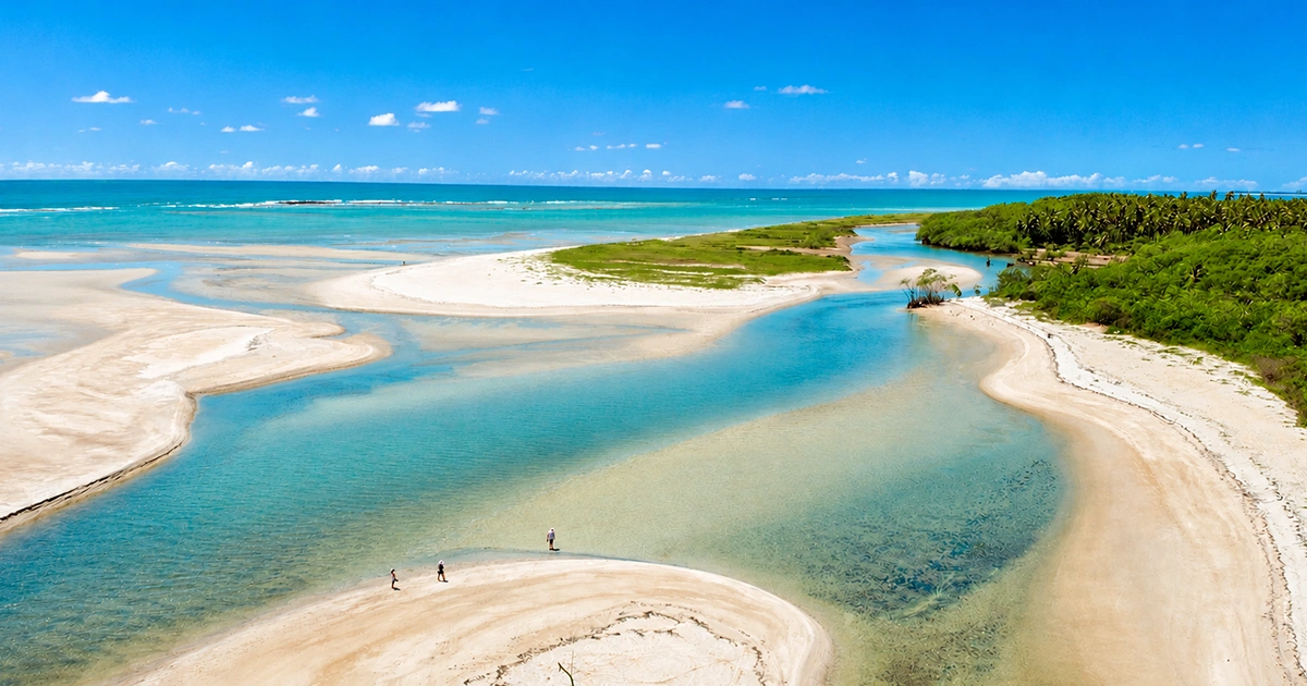 praia da boca da barra em Tamandaré